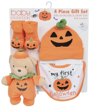 Thumbnail 1: Baby Essentials Baby 4 Pc Halloween Gift Set 