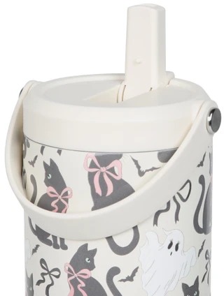 Thumbnail 2: Hydrapeak 26 oz Cats & Ghosts Insulated Water Bottle 