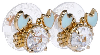 Thumbnail 3: KATE SPADE Crystal Crab Stud Earrings 