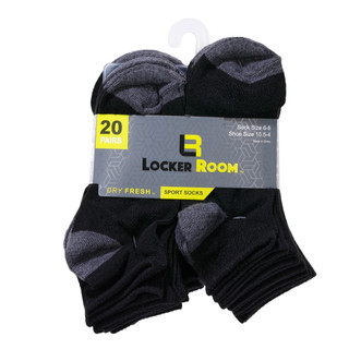 Thumbnail 1: Locker Room Boys 20 Pk Quarter Socks  