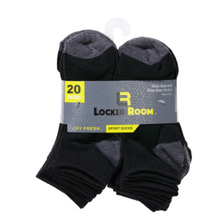 Thumbnail 2: Locker Room Boys 20 Pk Quarter Socks  