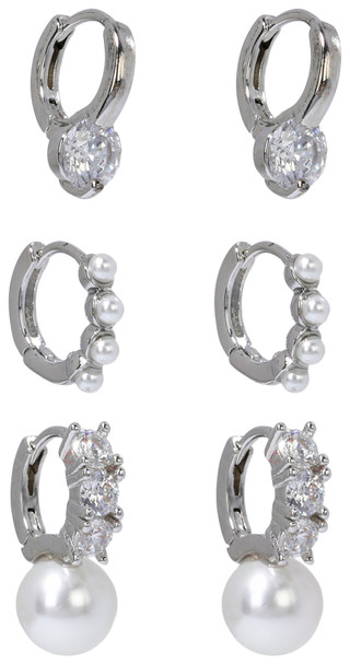 Thumbnail 2: KATE SPADE 3 Pk Huggie Earrings 
