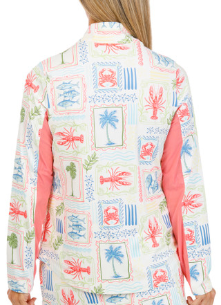 Thumbnail 3: SIMPLY SOUTHERN UPF Quarter-Zip Long Sleeve Pullover 