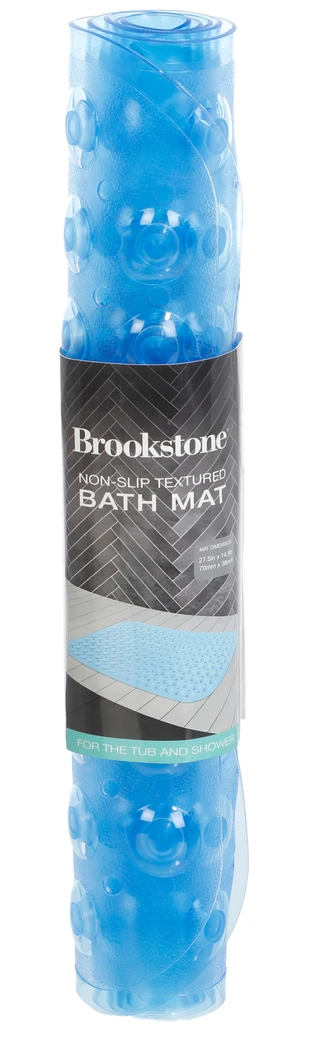 Thumbnail 1: Brookstone Non-Slip Massaging Nub Bath Mat 15x28 