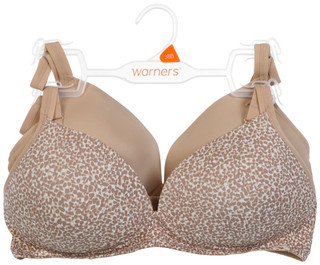 Thumbnail 1: Warners Women's 2 Pk Wireless Lift T-Shirt Bras 