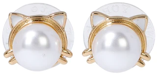 Thumbnail 1: KATE SPADE Pearl Cat Stud Earrings 