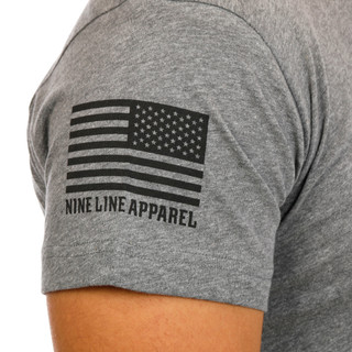 Thumbnail 3: NINE LINE Men's Short Sleeve Logo Tee 
