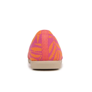 Thumbnail 6: Bzees Womens Knit Tropical Wide Ballet Flats 