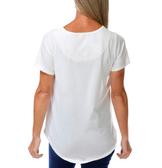 Thumbnail 2: One  World Women's Short Sleeve Game Day Bow Top 