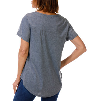 Thumbnail 2: One  World Women's Short Sleeve Game Day Bow Top 
