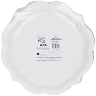 Thumbnail 2: Sugar Plum Party 16 Pk Harvest Blues Paper Plates 