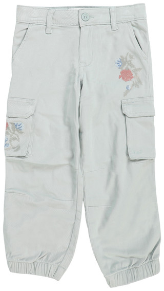 Thumbnail 1: Abercrombie Girls Embroidered Cargo Pants 