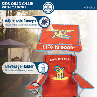 Thumbnail 3: Life is Good Life Is Good Kids Quad Chair 