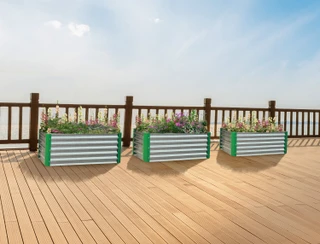 Thumbnail 4: MIRACLE-GRO® MIRACLE-GRO® 2 x 4 x 2 Ft. Galvanized Raised Garden Bed 