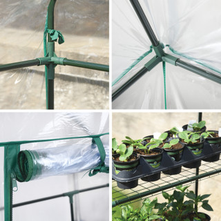 Thumbnail 7: MIRACLE-GRO® MIRACLE-GRO® 4.8 x 2.9 x 6.5 Ft. Mini Greenhouse 