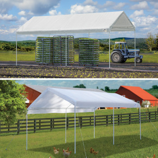 Thumbnail 2: Shelter Logic Shelter Logic 10' x 20' AG  Gazebo Canopy 