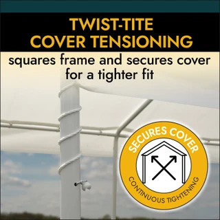 Thumbnail 6: Shelter Logic Shelter Logic 10' x 20' AG  Gazebo Canopy 