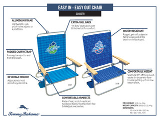 Thumbnail 7: TOMMY BAHAMA Tommy Bahama 4 Position Easy In Easy Out Chair 
