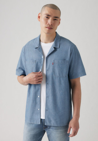 Thumbnail 2: Levi's Classic Camp Shirt in Douglas Chambray 