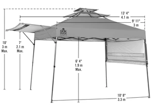 Thumbnail 4: QUIK SHADE Quik Shade 10' x 17' Summit X Popup Canopy & Awning 
