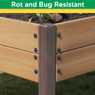 Thumbnail 2: MIRACLE-GRO® MIRACLE-GRO® 4 x 8 Ft. 2-Tier Raised Garden Bed 