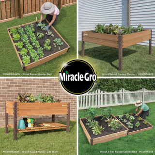 Thumbnail 11: MIRACLE-GRO® MIRACLE-GRO® 4 x 8 Ft. 2-Tier Raised Garden Bed 