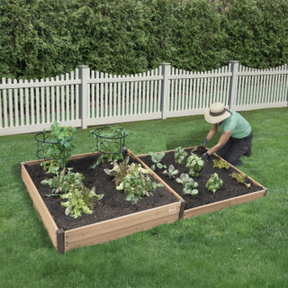 Thumbnail 12: MIRACLE-GRO® MIRACLE-GRO® 4 x 8 Ft. 2-Tier Raised Garden Bed 