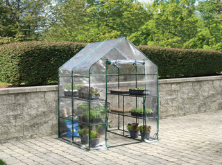 Thumbnail 16: MIRACLE-GRO® MIRACLE-GRO® 4.8 x 4.8 x 6.5 Ft. Mini Greenhouse 