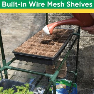 Thumbnail 18: MIRACLE-GRO® MIRACLE-GRO® 4.8 x 4.8 x 6.5 Ft. Mini Greenhouse 