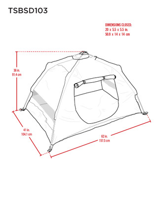 Thumbnail 2: Rio Rio Total Sunblock Kids Beach Shelter 