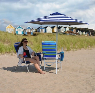 Thumbnail 4: Rio Rio 7 ft. Beach Market Umbrella & Integrated Sand Anchor 