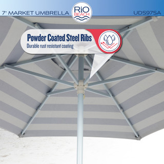 Thumbnail 11: Rio Rio 7 ft. Beach Market Umbrella & Integrated Sand Anchor 