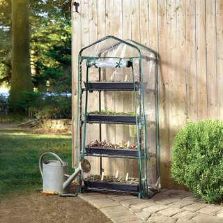 Thumbnail 8: Shelter Logic MIRACLE-GRO®  23" x 17" x 57" Mini Greenhouse 