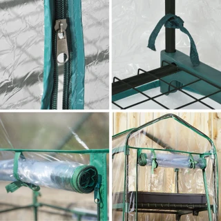 Thumbnail 11: Shelter Logic MIRACLE-GRO®  23" x 17" x 57" Mini Greenhouse 