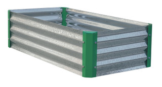 Thumbnail 1: MIRACLE-GRO® MIRACLE-GRO® 2 x 4 x 1 Ft. Galvanized Raised Garden Bed 