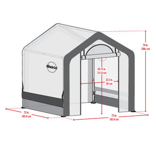 Thumbnail 11: MIRACLE-GRO® MIRACLE-GRO® 6 x 6 x 6 Ft. Greenhouse 