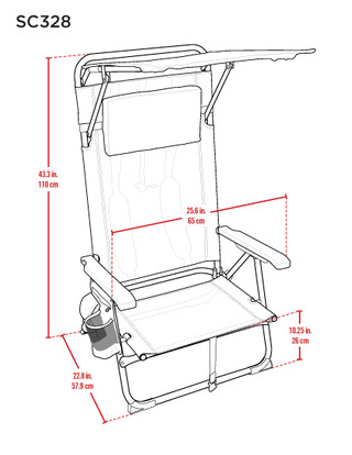 Thumbnail 7: Life is Good Life Is Good Aluminum Mesh Backpack Shade CHair 
