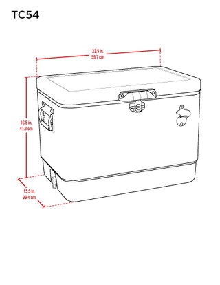 Thumbnail 2: TOMMY BAHAMA Tommy Bahama 54 Qt. Portable Stainless Steel Cooler 