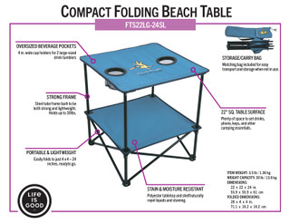 Thumbnail 4: Life is Good Life Is Good Square Folding Table 
