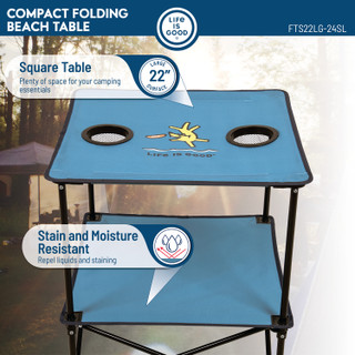 Thumbnail 10: Life is Good Life Is Good Square Folding Table 