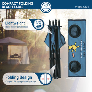 Thumbnail 12: Life is Good Life Is Good Square Folding Table 