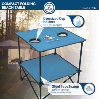 Thumbnail 13: Life is Good Life Is Good Square Folding Table 