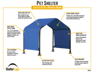 Thumbnail 12: Shelter Logic Shelter Logic 2.5' x 2' x 2.5' Pet Shelter 