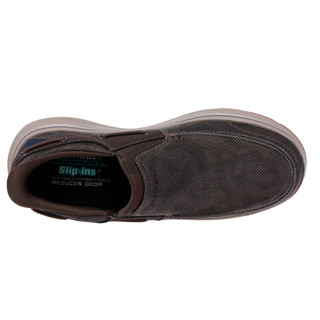 Thumbnail 2: Skechers Men's Slip In Relaxed Fit Troutt Rustic Loafer 
