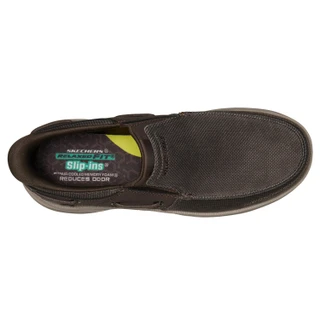 Thumbnail 3: Skechers Men's Slip In Relaxed Fit Troutt Rustic Loafer 