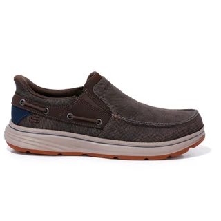 Thumbnail 7: Skechers Men's Slip In Relaxed Fit Troutt Rustic Loafer 