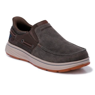 Thumbnail 1: Skechers Men's Slip In Relaxed Fit Troutt Rustic Loafer 