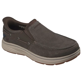 Thumbnail 1: Skechers Men's Slip In Relaxed Fit Troutt Rustic Loafer 