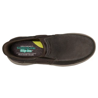 Thumbnail 3: Skechers Men's Slip In Relaxed Fit Troutt Rustic Loafer 