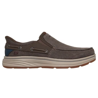 Thumbnail 5: Skechers Men's Slip In Relaxed Fit Troutt Rustic Loafer 